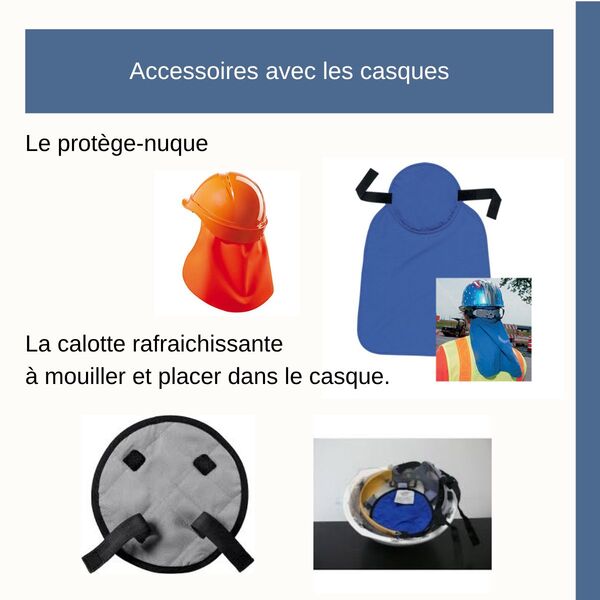 Protège nuque et calotte rafraîchissante